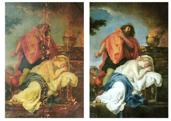 restauration tableau